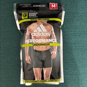 Adidas Men's Black AEROREADY Boxer Briefs